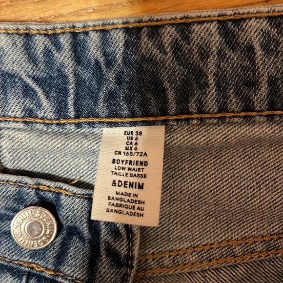 Womens size 6 mom jean H&M & denim brand - Picture 4 of 7